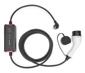 Digitus nabíjací kábel EV Typ2-Schuko 5m čierna / Nabíjací kábel / Typ2 / Schuko / 16 A / IP55 / 3,7 kW