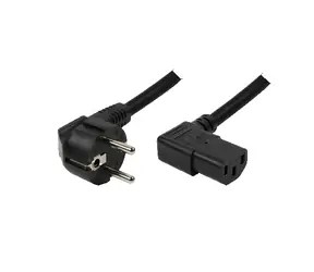 LogiLink napájací kábel C13 čierna / Napájací kábel / 2 m