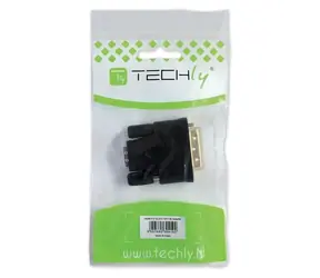 Techly IADAP-DVI-HDMI-F čierna / Redukcia / DVI-D - HDMI / Dual Link / pozlátené kontakty