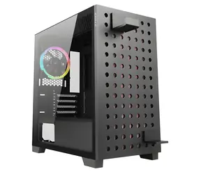 Azza Elise 140 čierna / Skriňa / Micro ATX, ITX / ARGB / Tvrdené sklo / bez zdroja
