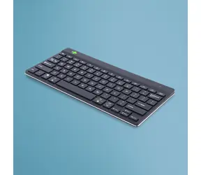 R-GO Tools Compact Break US čierna / Kompaktná klávesnica / US layout / bezdrôtová / Bluetooth 5.0