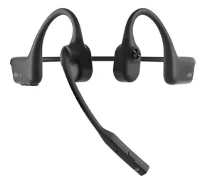 Shokz OpenComm2 UC (2025) čierna / Bezdrôtové slúchadlá / pred uši s mikrofónom / IP55 / BONE Conduction / USB-A