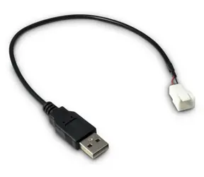 Inter-tech Adaptér USB-A na 3pin čierny / Adaptér / 0,3 m