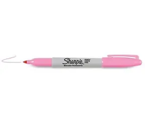 Sharpie Fine ružová / Popisovač permanentný / okrúhly hrot F / 12ks