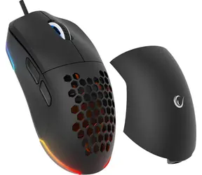 Rampage Blink čierna / Herná myš / optická / 12800 DPI / RGB / USB