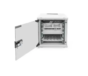 Digitus SOHO PRE 6U 10" / Nástenná skriňa / 325x315x300 mm / šedá / sklenené dvere