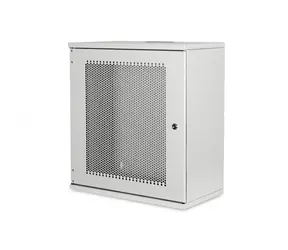 Digitus SOHO 12U sivá 595x540x400 mm / Nástenný rozvádzač / 19" / neskladaný / uzamykateľný