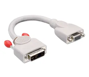 Lindy DVI-A na VGA sivá / Adaptér / 0,2 m