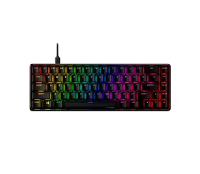 HyperX Alloy Origins 65 čierna / Herná klávesnica / mechanická / HyperX Red / US / RGB / USB-C
