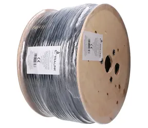 Extralink CAT6A F/UTP vnútorný / Sieťový kábel / krútená dvojlinka / 305 m / s gélom / PoE++