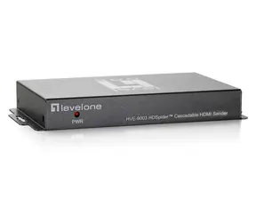 LevelOne HVE-9003 sivá / AV vysielač / HDMI 1.3c / Cat5, Cat5e, Cat6 / dosah 60 m / 1920 x 1080 px