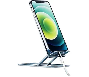 Inter-tech MTS-100 / Držiak telefónu a tabletu / do 12" / nastaviteľný uhol / hliník