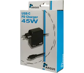 Inter-tech PD-2045 čierna / Nabíjačka / USB-C / 45 W / PD
