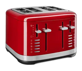 KitchenAid 5KMT4109EER červená / Toaster / 4tousty / nerez