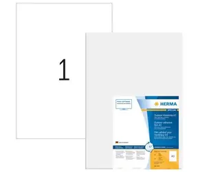 Herma Outdoor etikety A3 biele matné / Etikety / vodeodolné / 297x420 mm / 10 ks