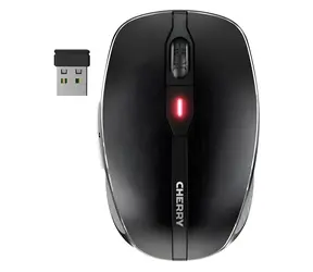 Cherry MW 8C ADVANCED čierna / Bezdrôtová myš / Bluetooth a 2,4 GHz / 3200 DPI / dobíjacie batérie