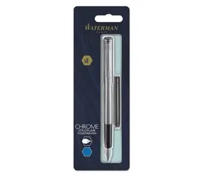 WATERMAN Allure Chróm CT hrot F / plniace pero / farba náplne: modrá