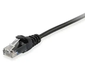 Equip Cat6a čierna / Patch kábel / U/UTP / RJ-45 / 2 m / LSZH