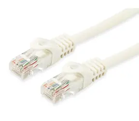 Equip Patchkabel Cat6A biela / Patch kábel / U/UTP / RJ-45 / 1 m / LSZH