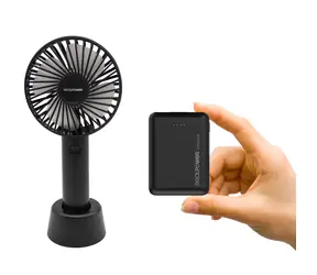 RealPower Mobile Bundle Ventilátor + PB-10000mini HD/Sada/Ventilátor 1200 mAh/Powerbanka 10000 mAh