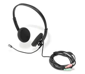 Digitus Office Headset čierna / Slúchadlá s mikrofónom / Cez hlavu / 3,5 mm jack / potlačenie hluku