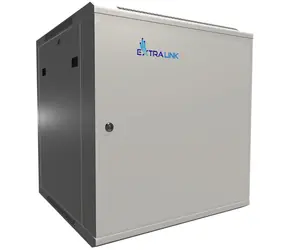 Extralink ASP 12U sivá / Nástenný rozvádzač / 19" / 600x600 mm / kovové dvere / nosnosť 60 kg