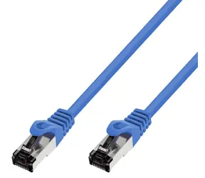 Extralink Patch kábel Cat.8.1 modrá / Patch kábel / S/FTP / 2 m / 40 Gbit/s