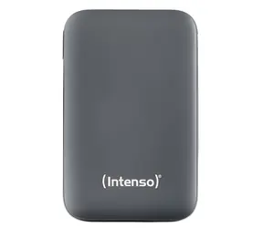 INTENSO S10000 sivá / Powerbanka / 10 000 mAh / integrovaný USB-C kábel / PD 20W
