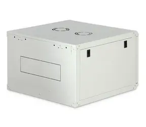 Digitus Dynamic 7U 19" nástenná skriňa čierna / Nástenná skriňa / hl. 60 cm / sklenené dvere / nosnosť 60 kg / IP20
