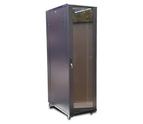 Extralink 42U 800x800 čierna / Stojanový rozvádzač / 19" / Šírka 800 mm / Hĺbka 800 mm / nosnosť 1400 kg