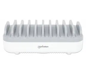 Manhattan 10- Port USB nabíjacia stanica biela / Nabíjacia stanica / 120 W / 3x USB-C PD + 7x USB-A
