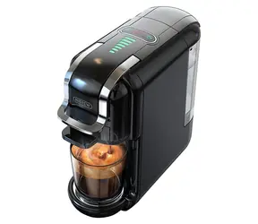 HiBREW H2B čierna / Kávovar na kapsule 5v1 / Nespresso & Dolce Gusto / 19 bar / 1450 W