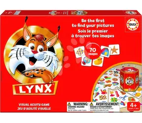 Educa Hra Lynx Junior 70 obrázkov / 9 dielikov / 4 hráči