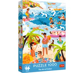 Trefl Puzzle Premium PLUS Art of Colour: V horúcom lete / 1000 dielikov / 48 x 68,3 cm