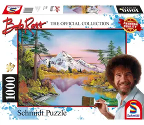 Schmidt Puzzle Bob Ross: Odrazy / 1000 dielikov / 69,3 x 49,3 cm