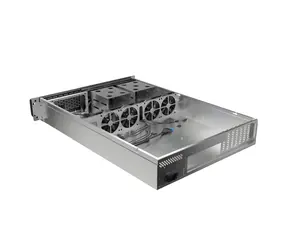Lanberg SC01-6502-12B / Serverové šasi / 19" 2U / E-ATX / 7x 80 mm PWM / 4X 2,5" +6x 3,5"
