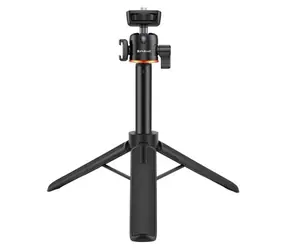 Puluz PU732B čierna / Statív so selfie tyčou / výška 20,5-55,2 cm / závit 1/4” / hliníková zliatina, nylon