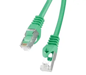 Lanberg CAT6 FTP 10 m zelená / Patch kábel / RJ45-RJ45 / Fluke Passed