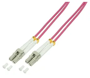 LogiLink OM4 LC-LC fialová