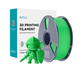 Sunlu PLA+ zelená / Struna pre 3D tlačiareň / PLA+ / 1.75mm / 1kg