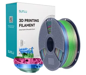 Sunlu PLA+ Silk dúhová 06 / Struna pre 3D tlačiareň / PLA / 1,75 mm / 1 kg