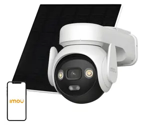 IMOU AOV PT Kit / Vonkajšia IP kamera + solárny panel / 2880 × 1620 px / Wi-Fi / 4G LTE / IP66