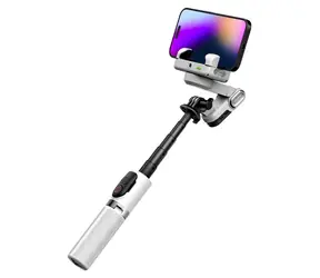 AOCHUAN SMART M1 Pre biely / Stabilizátor / 4v1 gimbal, selfie tyč, statív / AI sledovanie / RGB osvetlenie