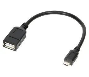 LogiLink USB-A - Micro-USB B čierna