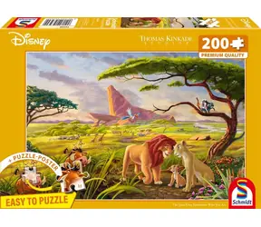 Schmidt Puzzle Leví kráľ: Nezabudni, kto si / 200 dielikov / 43,2 x 29,1 cm