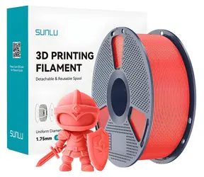 Sunlu Filament PLA+ čerešňová / Struna pre 3D tlačiareň / PLA+ / 1,75 mm / 1 kg