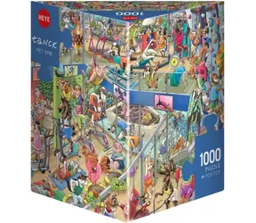HEYE Puzzle Zvieracia telocvičňa / 1000 dielikov / 70 x 50 cm