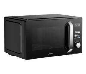 Midea MAG25XF čierna / Mikrovlnná rúra s grilom / 25 l / 800 W / gril 1000 W