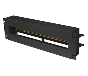 Lanberg 19" 3U napäťový rozvádzač TS-35 čierny / Rozvádzač do racku / DIN lišta / 3U