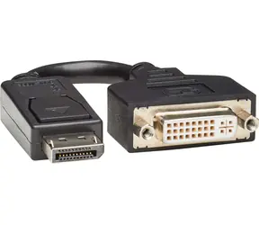 EATON P134-000 čierna / Redukcia / DisplayPort(M) - DVI-I(F) / 15,2 cm